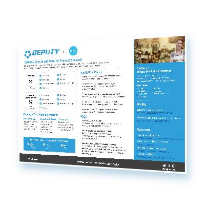 Deputy & Xero Product Brochure